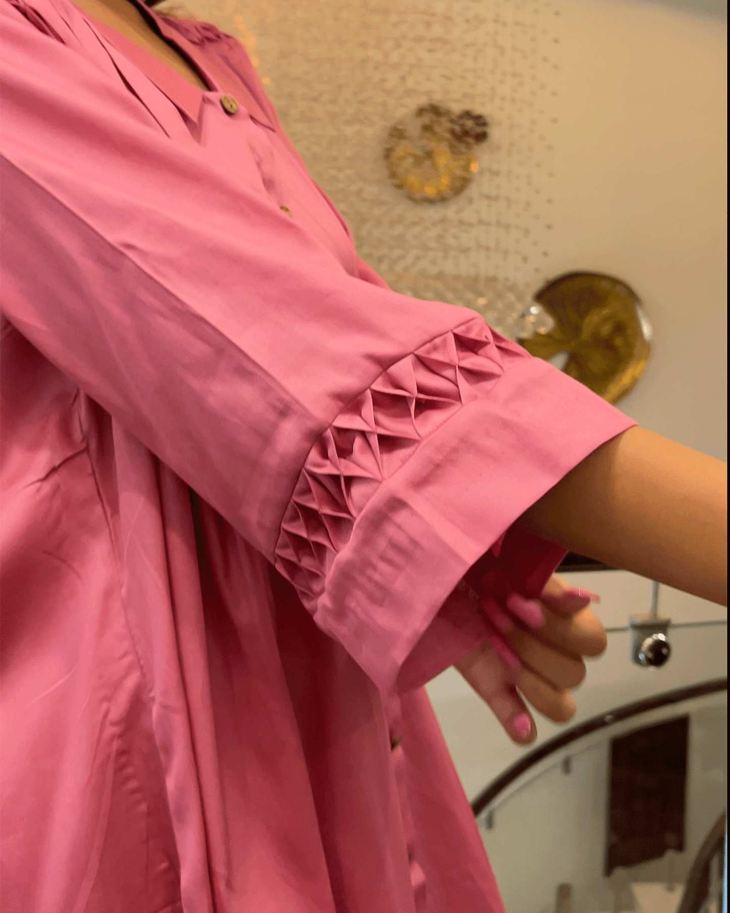 Onion Pink Luxe Co-ord Set