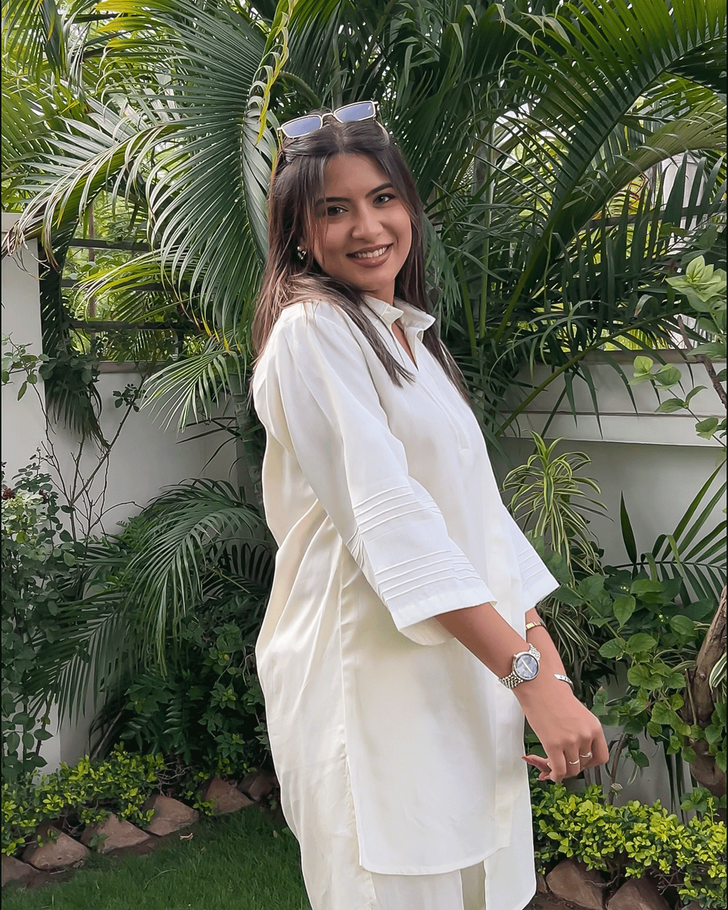 Ivory Glow Cream Co-ord Set