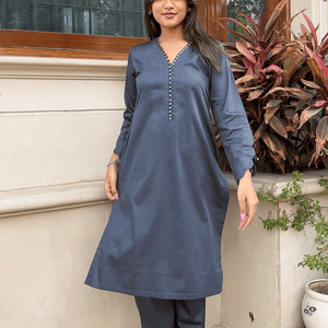 Charcoal Grey grace Co- ord Set