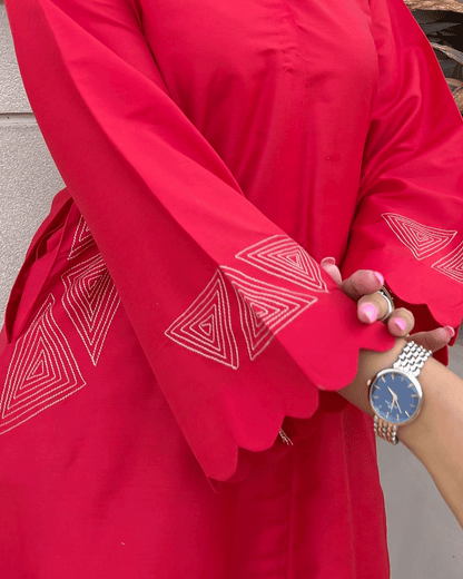 Crimson Red Co-ord Set
