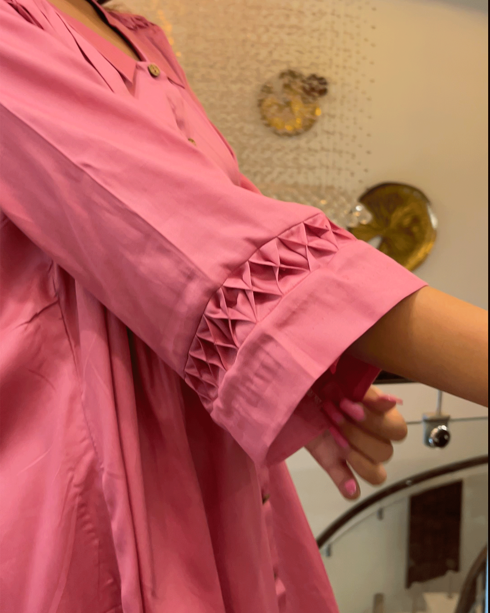 Onion Pink Luxe Co-ord Set