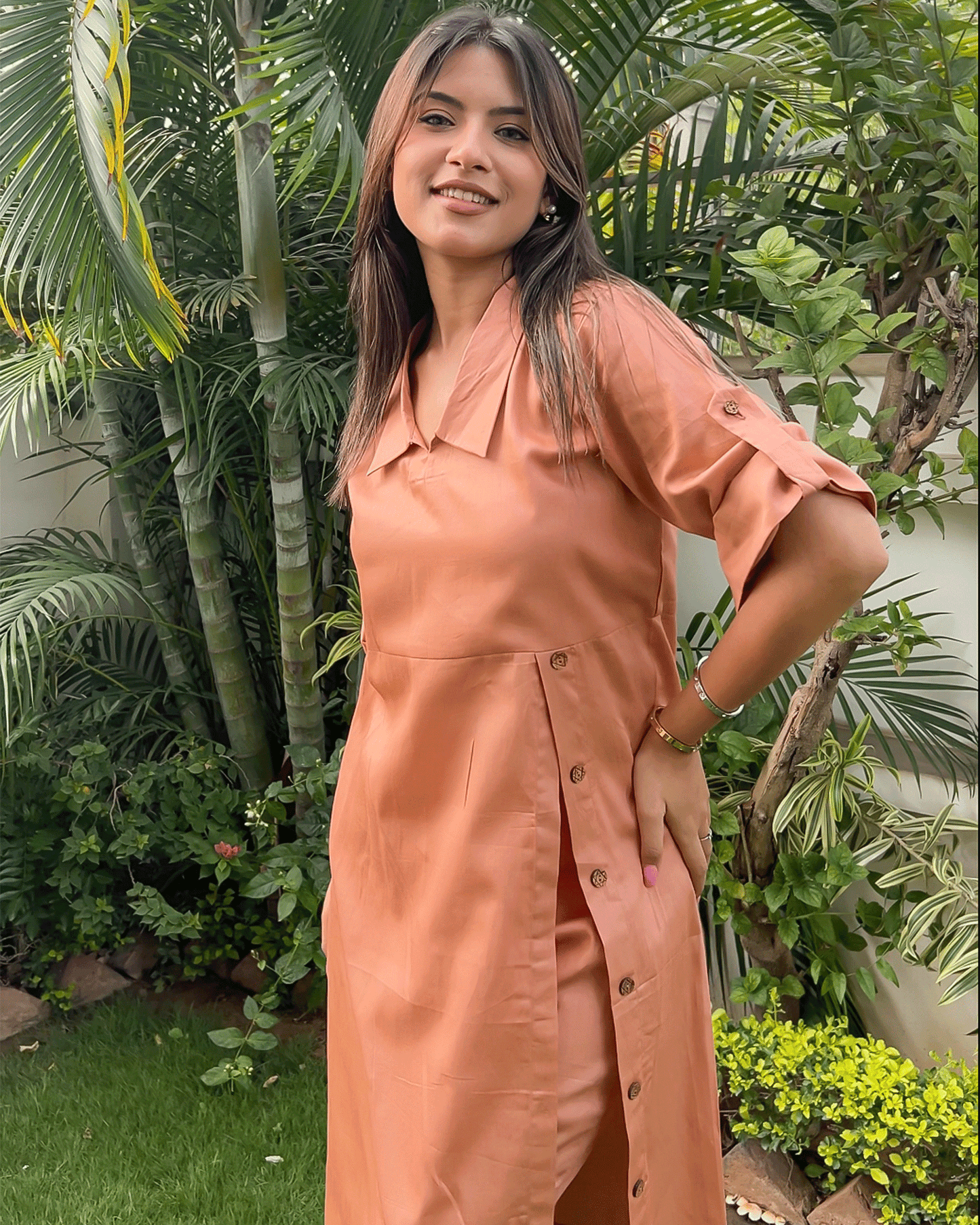 Blush Peach Co-ord Set
