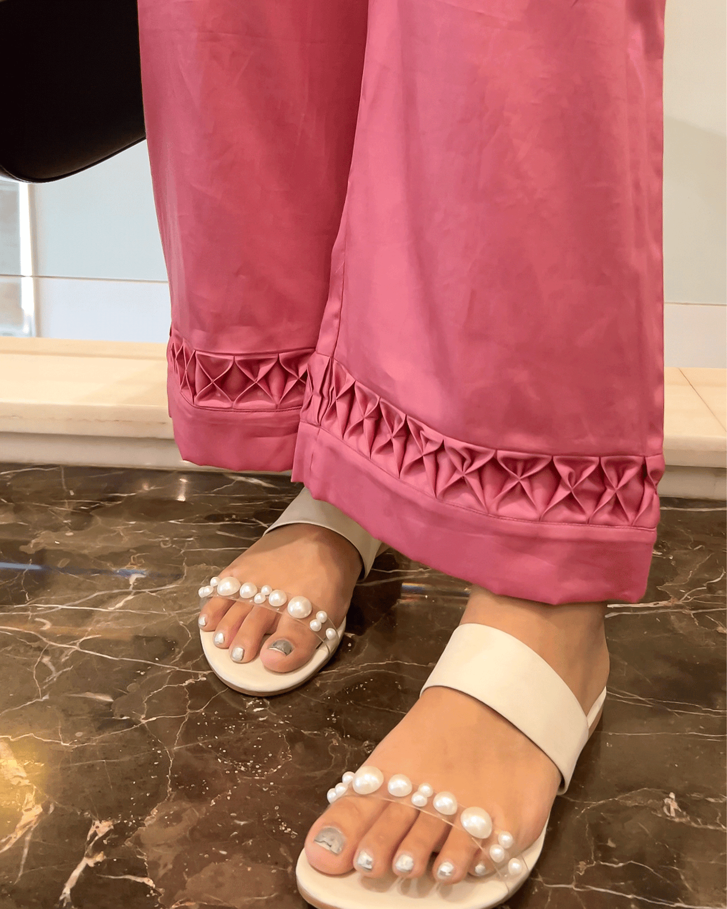 Onion Pink Luxe Co-ord Set