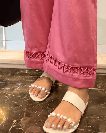 Onion Pink Luxe Co-ord Set