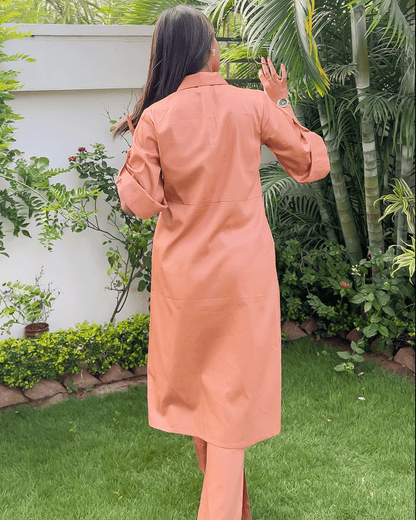 Blush Peach Co-ord Set