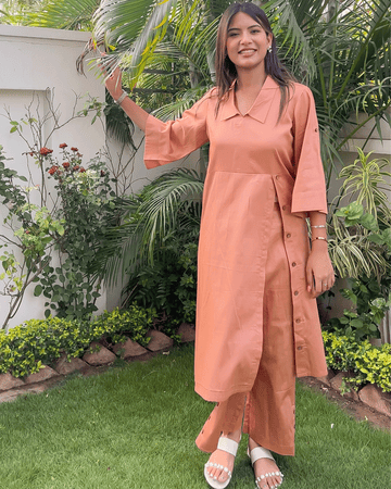 Blush Peach Co-ord Set