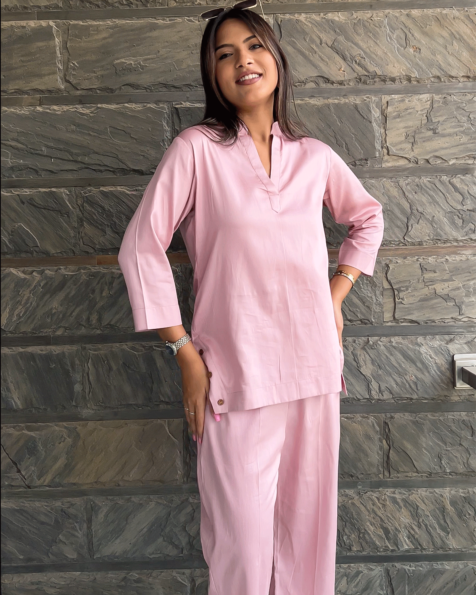 Mauve Muse Pink Co-ord Set