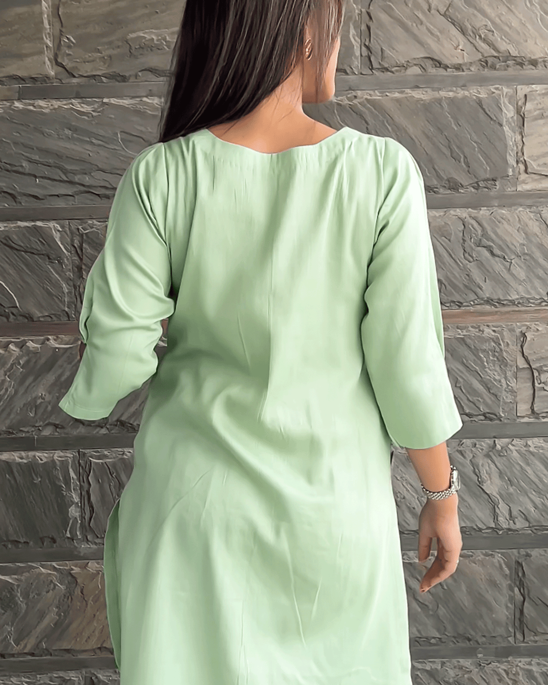 Pista Green glam Co-ord Set