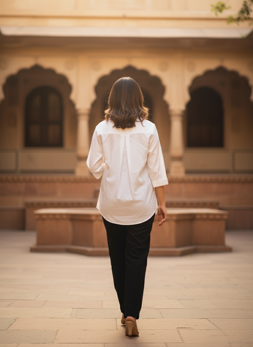 Sweetheart Ruffle Shirt
