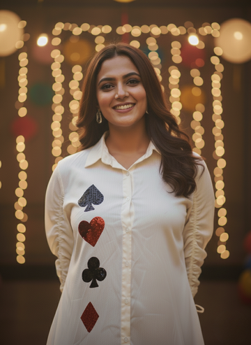 The Card Queen Sequin Shirt