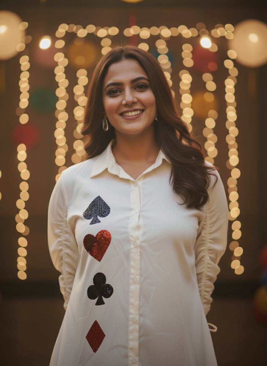 The Card Queen Sequin Shirt