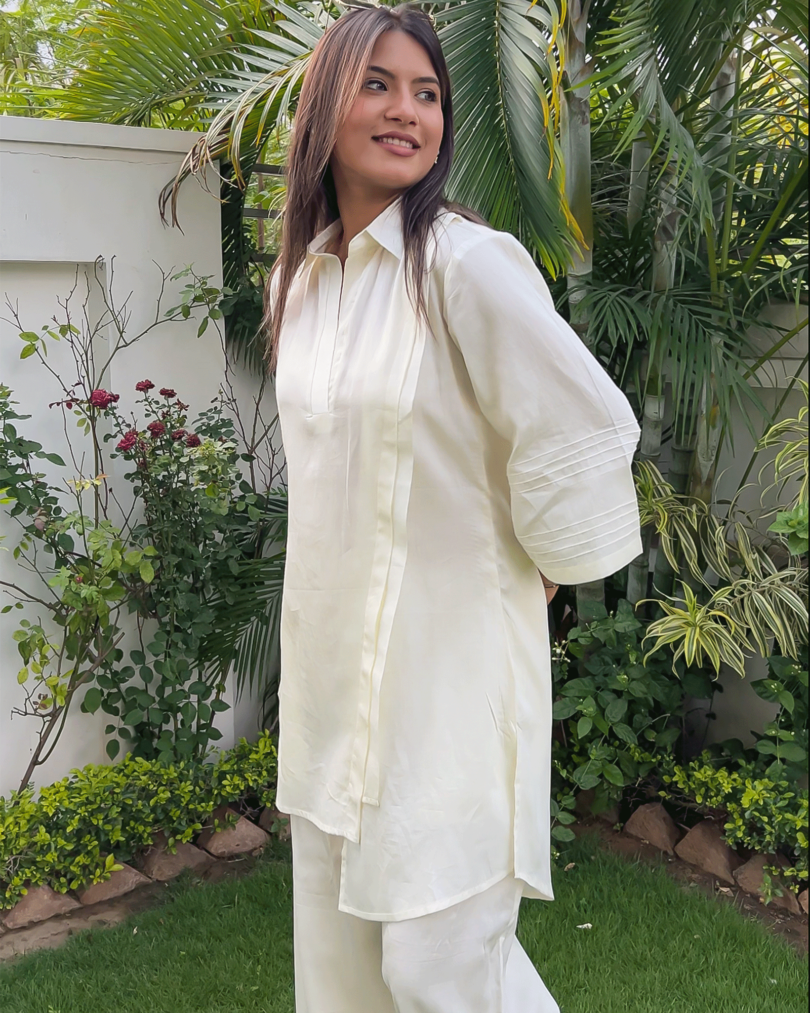 Ivory Glow Cream Co-ord Set