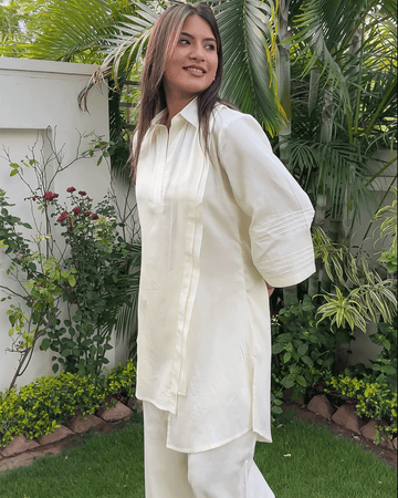 Ivory Glow Cream Co-ord Set