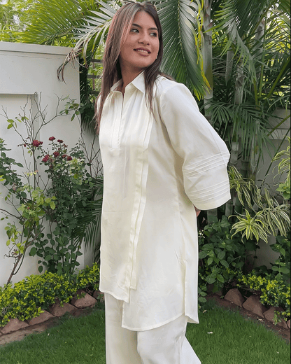 Ivory Glow Cream Co-ord Set