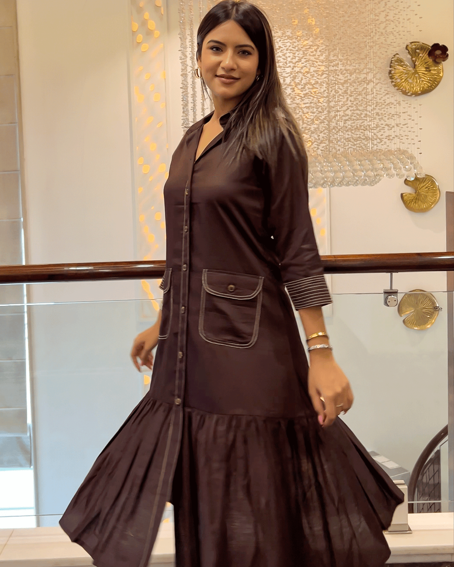 Truffle Touch Brown Dress