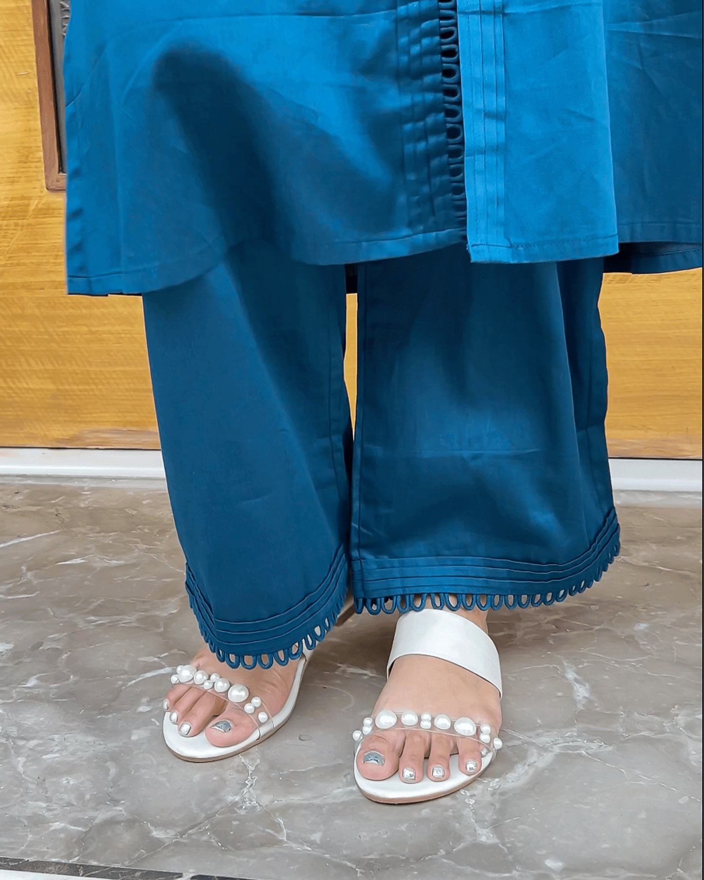 Rich Teal Blue Co-ord Set