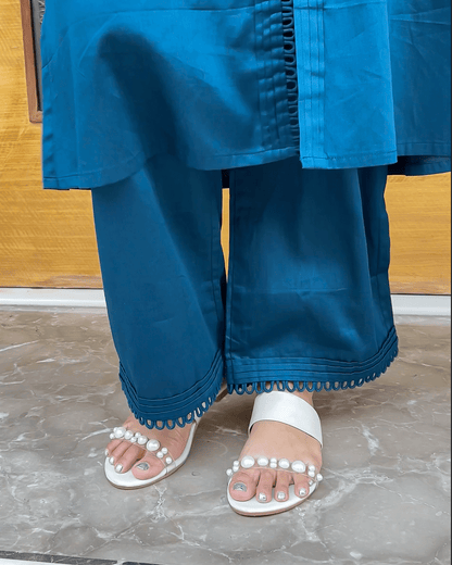 Rich Teal Blue Co-ord Set