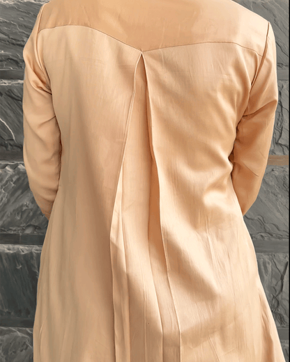 Camel Brown Luxe Co-ord Set