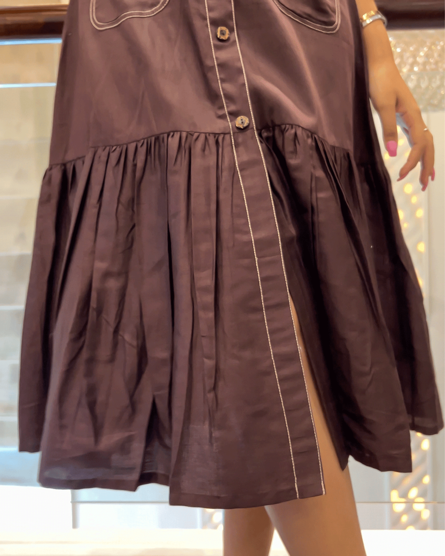 Truffle Touch Brown Dress