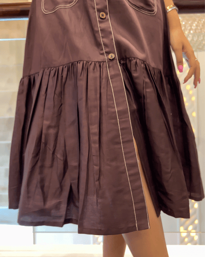 Truffle Touch Brown Dress